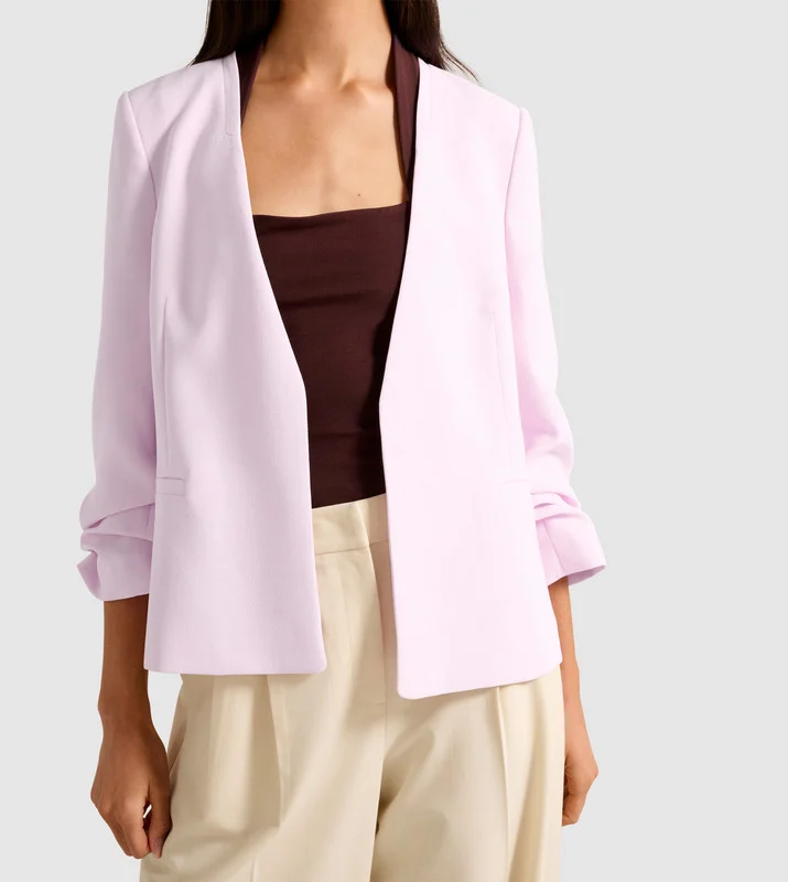 forever new  RUBY Ruched Sleeves Jacket for Women | Best Price UAE